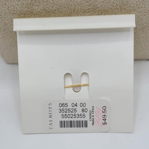 Talbots White Enamel Polar Bear Brooch NWT! NEW! - Picture 5 of 6